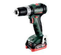 Metabo Perceuse à percussion sans fil Metabo PowerMaxx SB 12 BL dans metaBOX 118, 12V 2x4Ah LiHD + ASC 55 Quantité:1