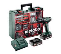 METABO Perceuse visseuse à percussion 18V 2Ah + 74 acc. SB18 set - 602245880
