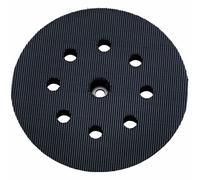 Metabo Plateau d'appui 125 mm perforé, version souple avec fixation auto-agrippante pour SXE 325 Intec/ 425pour feuilles abrasives auto-agrippantes