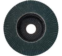 Metabo Plateau abrasif à lamelles 125 mm P 40, corindon de zirconium, acier, acier inoxydable, modèle droit metabo Quantité:10