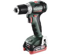 Perceuse-visseuse sans fil Metabo PowerMaxx BS 12 BL 601044800 12 V 4 Ah Li-Ion + 2 batteries, + chargeur, brushless