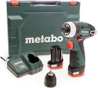 Metabo Perceuse-visseuse sans fil PowerMaxx BS Basic 12 V 2x2,0 Ah – 600984500