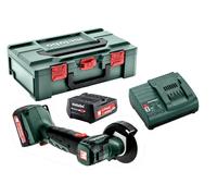 Metabo PowerMaxx CC 12 BL 12V Meuleuse D'angle Sans Fil (2x 2,0Ah) Dans MetaBOX - 76 Mm
