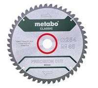 Metabo precision cut wood - classic 628061000 Lame de scie circulaire 254 x 30 mm Nombre de dents: 48 1 pc(s)