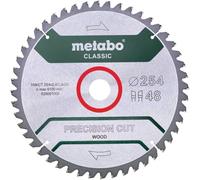 Metabo precision cut wood - classic 628061000 Lame de scie circulaire 254 x 30 mm Nombre de dents: 48 1 pc(s)