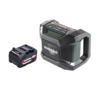 Metabo R 12-18 DAB+ BT Radio de chantier sur batterie 12-18 V DAB+ + 1x batterie 4,0 Ah - sans chargeur