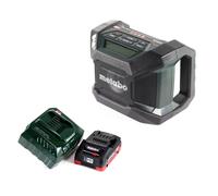Metabo R 12-18 DAB+ BT radio de chantier sur batterie 12-18 V DAB+ + 1x batterie LiHD 4,0 Ah + chargeur