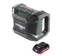Metabo R 12-18 DAB+ BT radio de chantier sur batterie 12-18 V DAB+ + 1x batterie LiHD 4,0 Ah - sans chargeur
