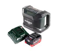 Metabo R 12-18 DAB+ BT Radio de chantier sur batterie 12-18 V DAB+ Bluetooth + 1x batterie 5,5 Ah + chargeur