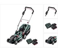Metabo RM 36-18 LTX BL 36 Tondeuse à gazon sans fil 36 V (2x 18 V) LTX brushless + 2x Batteries rechargeable 4,0 Ah + Chargeur