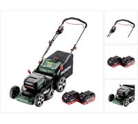 Metabo RM 36-18 LTX BL 46 Tondeuse à gazon sans fil 36 V (2x 18 V) 46 cm brushless + 2x Batteries 8,0 Ah - sans chargeur