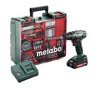 METABO SAS Perceuse visseuse metabo bs 18 set + 2 batteries 18v 2.0ah, chargeur + coffret atelier mobile - 602207880