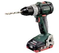 Metabo SB 18 LT BL -Perceuse à percussion sans fil + 2 batteries, + accessoires, + mallette