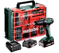 Metabo SB 18 Set Perceuse a percussion sans fil (18V/2x2Ah) 602245710