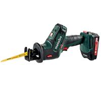 Metabo Scie à queue sans fil SSE 18 LTX Compact 2x2,0 Ah 602266500
