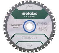 Metabo Scie circulaire Fz/Fa 165X20X40Z Coupe d'acier/Panneau sandwich Classic