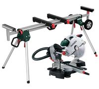 metabo Scie radiale KGS 315 Plus - 2200 W - Largeur de coupe : 320 mm - Profondeur de coupe : 120 mm - Vitesse variable, poignées ergonomiques - Réglage précis de l'angle - Construction robuste - Avec