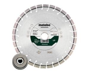Metabo Set : 1 x meule de tronçonnage diamantée 230x22,23mm, « UP » + 1 x écrou de serrage rapide M 14 (628583000) Quantité:1