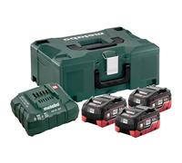 METABO Set 18 V de base 3 x LiHD 5. 5 Ah + Metaloc + Chargeur ASC 30-36
