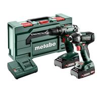Metabo, Perceuse + perceuse à percussion, Perceuse-visseuse sans fil (Fonctionnement sur piles, 18 V)