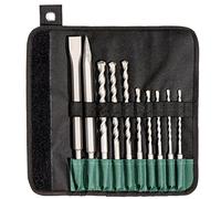 Metabo Jeu de forets et burins SDS-plus «SP» 630824000 – 10 pièces (5/5.5/6/7/8/10/12/14 mm)