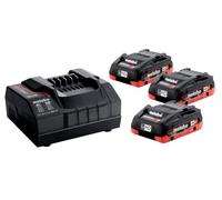 Metabo Kit de base Metabo 3 batteries LiHD 18 V /4 Ah, chargeur ASC 30-36 V Quantité:1