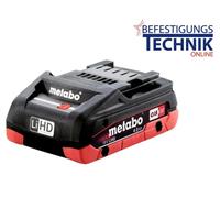 Metabo Set de démarrage de base 2x batterie Li-ion 18,0 Volt 4,0 Ah CAS + chargeur ASC 55