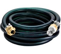 Metabo – Set de flexible d'aspiration avec robinetteries en laiton, 7 m, 1'' (25 mm) – 628798000