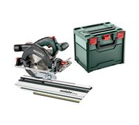 Metabo Set Metabo scie circulaire portative sans fil KS 18 LTX 57 avec rail de coupe transversale KFS 44 ; metaBOX 340 ; 18V x + Quantité:1