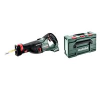 Metabo Scie sabre sans fil SSEP 18 LT BL 18 V Solo en coffret metaBOX 165 L