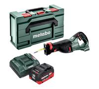 Metabo SSEP 18 LT Scie sabre sans fil 18 V 32 mm + 1x batterie LiHD 10,0 Ah + chargeur + Metabox