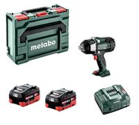 Metabo SSW 18 LTX 1750 BL Jeu De Clés À Chocs Sans Fil 18V Li-ion (2x8.0Ah LiHD Batteries) Dans Metabox