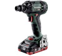 Metabo SSW 18 LTX 300 BL 602395800 Clé à chocs sans fil 18 V Nombre d’accus fournis 2 Li-Ion + 2 batteries, + mallette