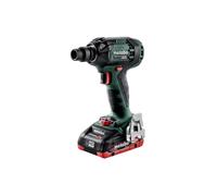 Metabo SSW 18 LTX 300 BL (602395800) VISSEUSES ú CHOC SANS FIL 18 V 300 Nm 2 batteries 4 AH LIHD CHARGEUR ASC 55 COFFRET