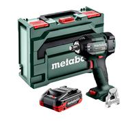 Metabo SSW 18 LTX 550 BL Visseuse à choc sans fil 18 V 550 Nm Brushless + 1x batterie LiHDX 4,0 Ah + metaBOX - sans chargeur