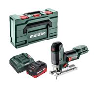 Metabo ST 18 LT 130 BL Scie sauteuse sans fil 18 V 130 mm Brushless + 1x batterie LiHD 5,5 Ah + chargeur + Metabox