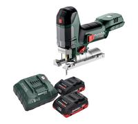 Metabo ST 18 LT 130 BL Scie sauteuse sans fil 18 V 130 mm Brushless + 2x batterie LiHD 4,0 Ah + chargeur