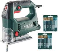 Metabo STEB 65 Quick point sägeinklusive 20-teilig - Assortiment de lames de scie sauteuse, 1 pièce, vert/gris/noir/rouge, 690920000