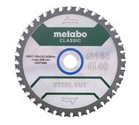 METABO 628651000 - Hoja de sierra Steel Cut Classic 165x20 mm dientes 40 FZFA/FZFA 4° /B