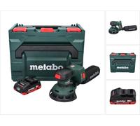 Metabo SXA 18 LTX 125 BL Ponceuse excentrique sans fil 18 V 125 mm Brushless + 1x batterie 4,0 Ah + metaBOX - sans chargeur