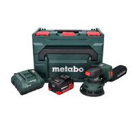 Metabo SXA 18 LTX 125 BL Ponceuse excentrique sans fil 18 V 125 mm Brushless + 1x batterie 5,5 Ah + chargeur + metaBOX