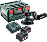 Metabo SXA 18 LTX 150 BL Ponceuse excentrique sans fil 18 V 150 mm Brushless + 2x batterie 4,0 Ah + chargeur + metaBOX
