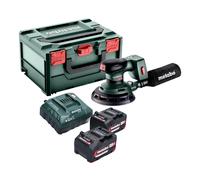 Metabo SXA 18 LTX 150 BL Ponceuse excentrique sans fil 18 V 150 mm Brushless + 2x batterie 4,0 Ah + chargeur + metaBOX