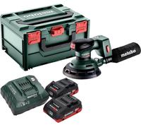 Metabo SXA 18 LTX 150 BL Ponceuse excentrique sans fil 18 V 150 mm Brushless + 2x batterie LiHD 4,0 Ah + chargeur + metaBOX
