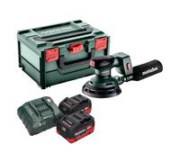 Metabo SXA 18 LTX 150 BL Ponceuse excentrique sans fil 18 V 150 mm Brushless + 2x batterie LiHD 5,5 Ah + chargeur + metaBOX