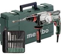 Metabo UHE 2660-2 Combihamer Quick Set SDS-plus avec jeu de perceuse et burin 10 pièces dans le coffret - 800W - 2.8J