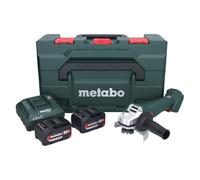 Metabo W 18 7-125 Meuleuse d angle sans fil (18V/2x4,0Ah/125mm) +MetaBOX 602371510