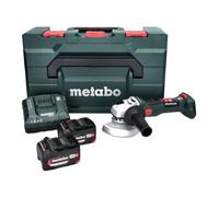 Metabo W 18 LT BL 11-125 Meuleuse d'angle sans fil 18 V 125 mm ( 613052510 ) Brushless + 2x batterie 4,0 Ah + chargeur + metaBOX