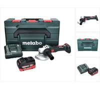 Metabo W 18 LT BL 11-125 Meuleuse d'angle sans fil 18 V 125 mm brushless + 1x Batterie 8,0 Ah + Chargeur + metaBOX