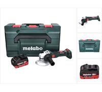 Metabo W 18 LT BL 11-125 Meuleuse d'angle sans fil 18 V 125 mm brushless + 1x Batterie 8,0 Ah + metaBOX - sans chargeur